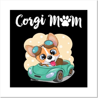 Corgi Mom (169) Posters and Art